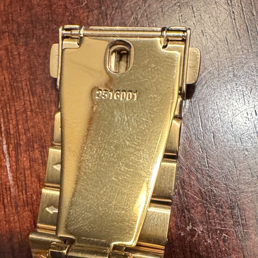 Michael Kors Gold Chronograph Watch with Black Face - Picture 6 of 7